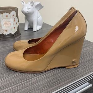 Tory Burch Annelise Patent Leather Wedge